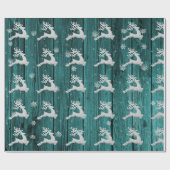 Blauwgroen ritssluitend papier voor kerstreïnstrat (Vlak)