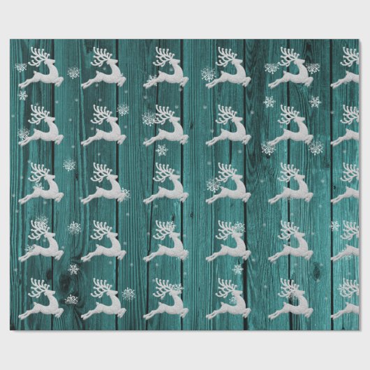 Blauwgroen ritssluitend papier voor kerstreïnstrat (Vlak)