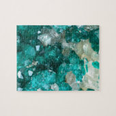 Blauwgroen Rock Snoep Quartz Legpuzzel (Horizontaal)
