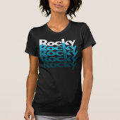 Blauwgroen Rockys T-shirt (Voorkant)