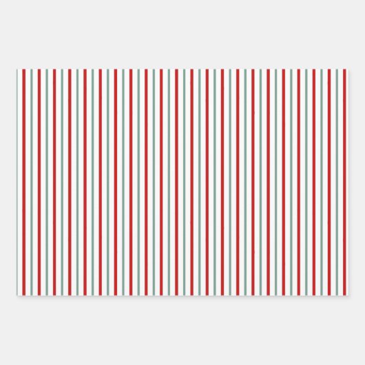 Blauwgroen rode sneeuwvlok rendierpatroon inpakpapier vel (Voorkant 2)