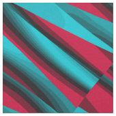 Blauwgroen-rood Abstract Stof (Close Up)