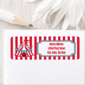 Blauwgroen & Rood  Circus of Carnaval Labels (Insitu)