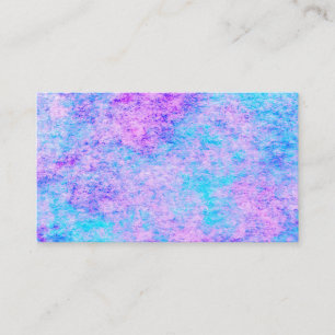 Blauwgroen roze Abstracte Visitekaartje