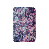 Blauwgroen, roze en zwart graniet-marmer badmat (Voorkant Verticaal)