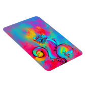 BLAUWGROEN, roze gele paars Magneet (Rechterzijde)