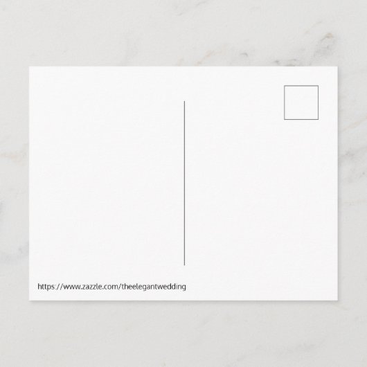 Blauwgroen Rozen op gouden bruiloft Save the Date Aankondigingskaart (Achterkant)