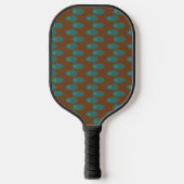 Blauwgroen ruimtevaartuigen pickleball paddle (Voorkant)