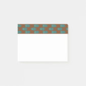 Blauwgroen ruimtevaartuigen post-it® notes (Voorkant)