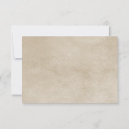 Blauwgroen Rustige Kaart van de Lace-respons (Achterkant)