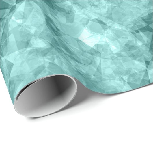 Blauwgroen ruw textiel cadeaupapier (Rol Hoek)