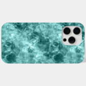 Blauwgroen ruw textiel Case-Mate iPhone case (Achterkant (horizontaal))