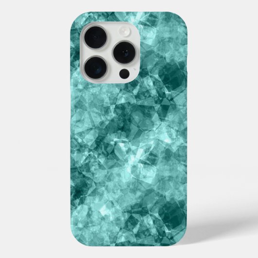 Blauwgroen ruw textiel Case-Mate iPhone case (Achterkant)