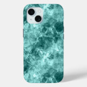 Blauwgroen ruw textiel Case-Mate iPhone case (Achterkant)