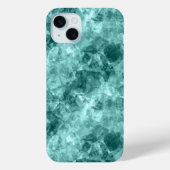 Blauwgroen ruw textiel Case-Mate iPhone case (Achterkant)
