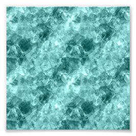 Blauwgroen ruw textiel foto afdruk