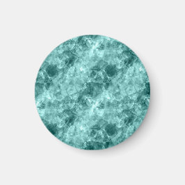 Blauwgroen ruw textiel magneet