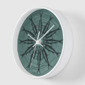 Blauwgroen sardine tekening schets vispatroon (Hoek)