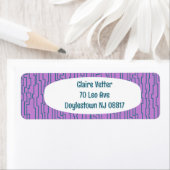 Blauwgroen schakellijnen etiket (Insitu)