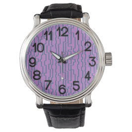 Blauwgroen schakellijnen horloge