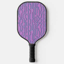 Blauwgroen schakellijnen pickleball paddle