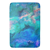 Blauwgroen scharnieren van Abalone Shell Badmat (Voorkant Verticaal)