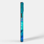 Blauwgroen scharnieren van Abalone Shell Case-Mate iPhone Case (Achterkant / Rechts)