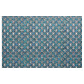 Blauwgroen schedel stof (Yard (91,4 cm))