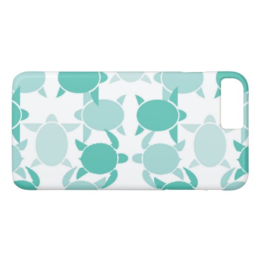 Blauwgroen schildpad Case-Mate iPhone case (Achterkant (Horizontaal))