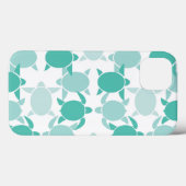 Blauwgroen schildpad Case-Mate iPhone case (Achterkant (horizontaal))