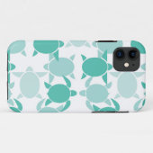Blauwgroen schildpad Case-Mate iPhone case (Achterkant (horizontaal))