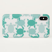 Blauwgroen schildpad Case-Mate iPhone case (Achterkant (horizontaal))