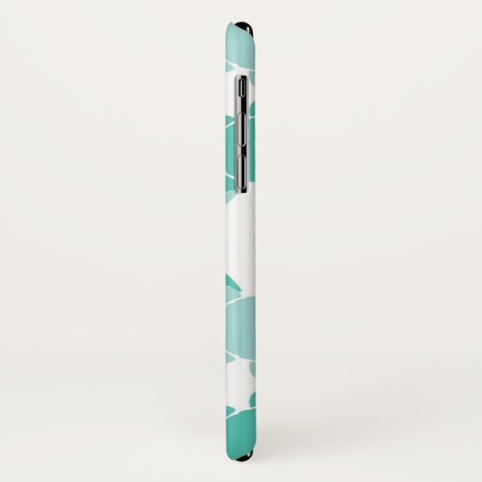 Blauwgroen schildpad Case-Mate iPhone case (Achterkant/links)