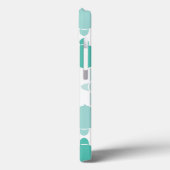 Blauwgroen schildpad Case-Mate iPhone case (Achterkant / Links)