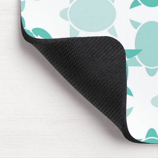 Blauwgroen schildpad muismat (Hoek)