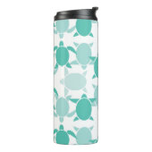 Blauwgroen schildpad thermosbeker (Gedraaid links)