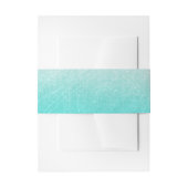 Blauwgroen Scratchy Weddenschap Uitnodigingen Wikkel (Voorkant Voorbeeld)