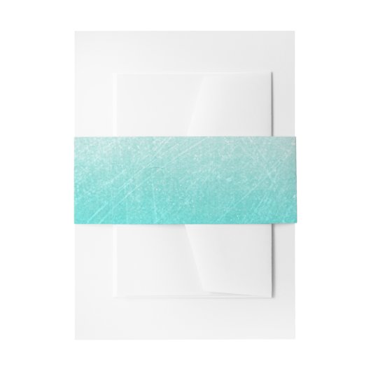 Blauwgroen Scratchy Weddenschap Uitnodigingen Wikkel (Voorkant Voorbeeld)