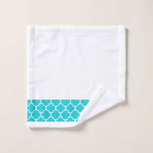 Blauwgroen set handdoeken (Wasdoekje)