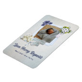 Blauwgroen Shabby Style-Baby Magneet (Linkerzijde)