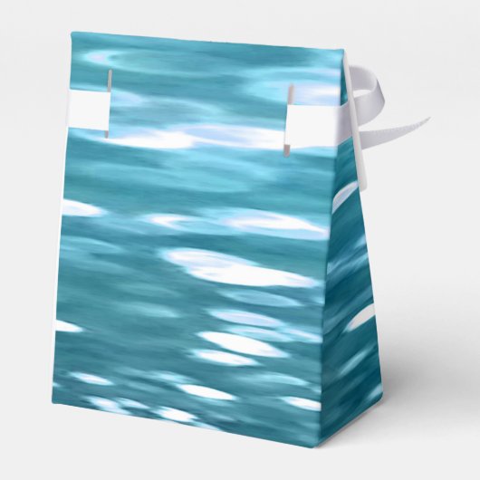 Blauwgroen shimmer bedankdoosjes (Achterkant)