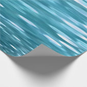 Blauwgroen shimmer cadeaupapier (Hoek)