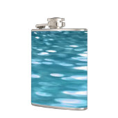 Blauwgroen shimmer heupfles (Links)