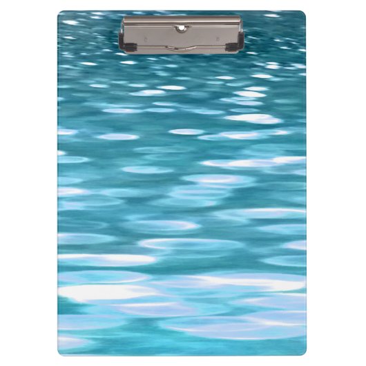 Blauwgroen shimmer klembord (Voorkant)