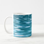 Blauwgroen shimmer koffiemok (Links)