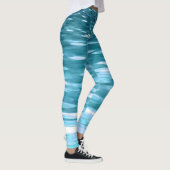 Blauwgroen shimmer leggings (Rechts)