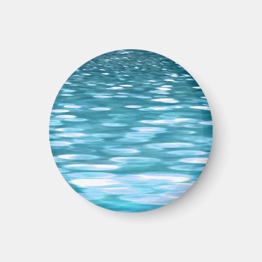Blauwgroen shimmer magneet (Voorkant)