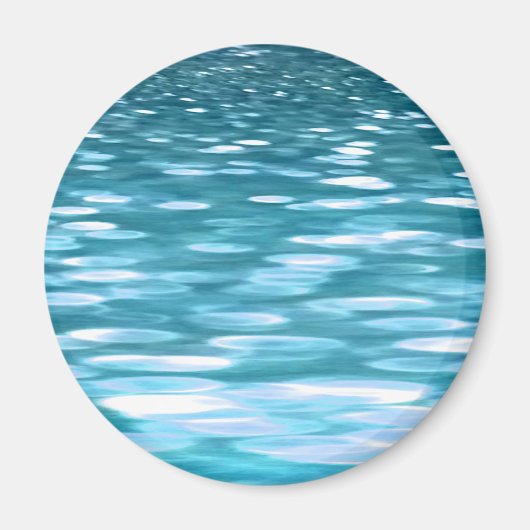 Blauwgroen shimmer magneet (Voorkant)