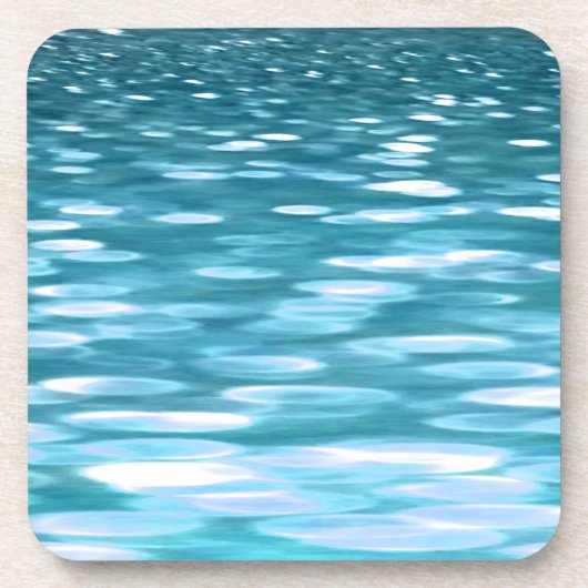 Blauwgroen shimmer onderzetter (Voorkant)