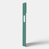 Blauwgroen sierpatroon Case-Mate iPhone case (Achterkant / Rechts)